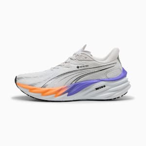 Velocity NITRO™ 4 GORE-TEX® Women's Waterproof Road Running Shoes, Feather Gray-Dark Amethyst, extralarge