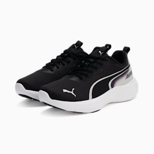 キッズ スピード モンスター V5 PL スニーカー 20-24cm, PUMA Black-PUMA Silver-Cool Light Gray, extralarge-JPN