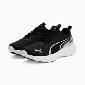 キッズ スピード モンスター V5 PL スニーカー 21-24cm, PUMA Black-PUMA Silver-Cool Light Gray, extralarge-JPN