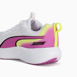 キッズ スピード モンスター V5 PL スニーカー 21-24cm, PUMA White-Wild Berry, extralarge-JPN