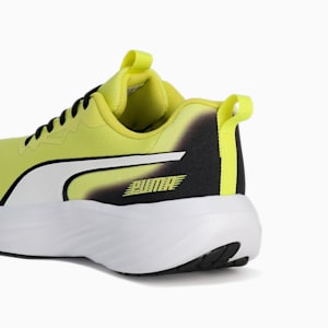 キッズ スピード モンスター V5 PL スニーカー 21-24cm, Lemon Sherbert-PUMA Black, extralarge-JPN