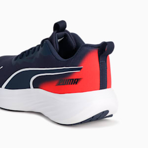キッズ スピード モンスター V5 PL スニーカー 21-24cm, PUMA Navy-For All Time Red, extralarge-JPN