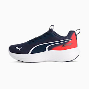 キッズ スピード モンスター V5 PL スニーカー 21-24cm, PUMA Navy-For All Time Red, extralarge-JPN