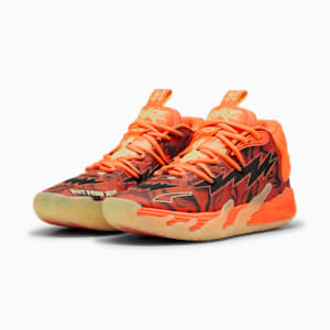 Chaussures de basketball PUMA x LAMELO BALL MB.03 Halloween Homme, Fluro Orange Pes-PUMA Black, extralarge