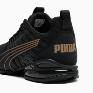 Tenis Voltaic Evo anchas para mujer, PUMA Black-PUMA Gold, extralarge