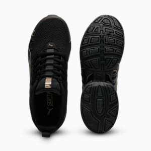 Tenis Voltaic Evo anchas para mujer, PUMA Black-PUMA Gold, extralarge