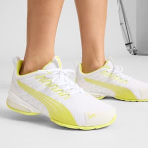 Voltaic Evo Women's Wide Training Shoes, PUMA White-Lemon Sherbert, extralarge