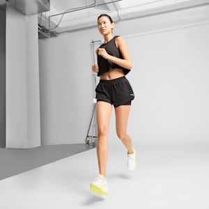 Tenis Voltaic Evo anchas para mujer, PUMA White-Lemon Sherbert, extralarge
