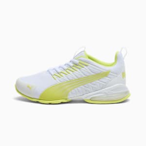 Voltaic Evo Women's Wide Training Shoes, PUMA White-Lemon Sherbert, extralarge