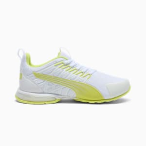 Voltaic Evo Women's Wide Training Shoes, PUMA White-Lemon Sherbert, extralarge