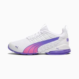 Tenis Voltaic Evo Formstrip Fade para mujer, PUMA White-Dark Amethyst, extralarge