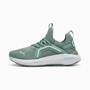 Tenis mujer running Softride Enzo Evo, Green Moon-Peaceful Blue-PUMA White, extralarge
