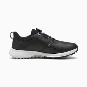 メンズ ゴルフ フュージョン グリップ 6 ディスク スパイク シューズ, PUMA Black-Ash Gray, extralarge-JPN