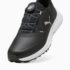 メンズ ゴルフ フュージョン グリップ 6 ディスク スパイク シューズ, PUMA Black-Ash Gray, extralarge-JPN