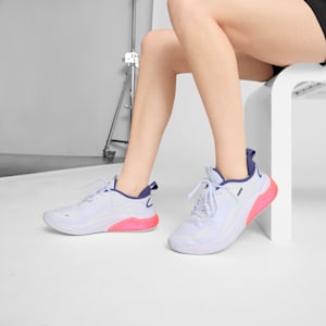 Cell Thrill Women's Running Shoes, PUMA White-Blue Crystal, extralarge