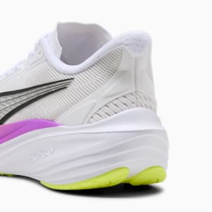 Tenis de running Darter Pro para mujer, PUMA White-Pure Magenta-Yellow Alert, extralarge