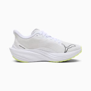 Tenis de running Darter Pro para mujer, PUMA White-Pure Magenta-Yellow Alert, extralarge
