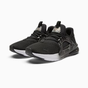 Softride Enzo Evo Geode Glow Women's Wide Sneakers, PUMA Black-PUMA Gold, extralarge