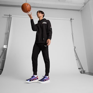 All-Pro NITRO™ Men's Basketball Shoes, Team Violet-PUMA Black-Pink Alert, extralarge
