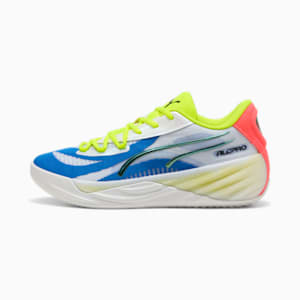 Tenis de basquetbol All-Pro NITRO™ 2 Crowd Craze, PUMA White-Yellow Alert-Pink Alert, extralarge