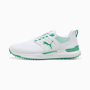 PUMA x ARNOLD PALMER IGNITE Elevate Golf Shoes Men, PUMA White-Grassy Green-Rosso Corsa, extralarge-GBR