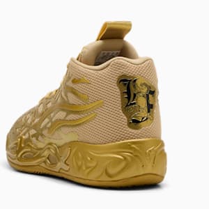 PUMA x LAMELO BALL MB.04 Golden Child Men's Basketball Shoes, PUMA Gold-Matte Puma Gold-PUMA Black, extralarge