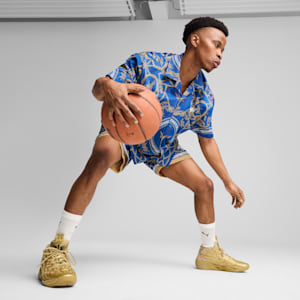 PUMA x LAMELO BALL MB.04 Golden Child Men's Basketball Shoes, PUMA Gold-Matte Puma Gold-PUMA Black, extralarge