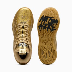 Chaussures de basketball PUMA x LAMELO BALL MB.04 Golden Child Homme, PUMA Gold-Matte Puma Gold-PUMA Black, extralarge