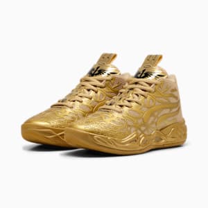 Tenis de básquet MB.04 Golden Child, PUMA Gold-Matte Puma Gold-PUMA Black, extralarge