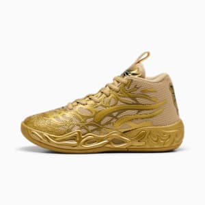 Tenis de básquet MB.04 Golden Child, PUMA Gold-Matte Puma Gold-PUMA Black, extralarge