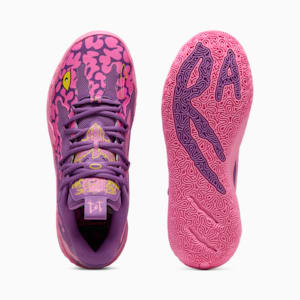 PUMA x LAMELO BALL x TMNT MB.03 Lo Krang Men's Basketball Shoes, Ultra Violet-Fast Pink-Speed Yellow, extralarge