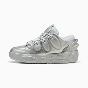 Tenis PUMA HOOPS x LAFRANCÉ Chrome, Silver Mist-Puma Silver-PUMA Black, extralarge