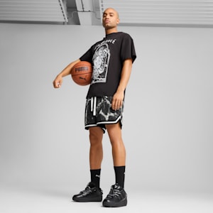 Tenis PUMA HOOPS x LAFRANCÉ Amour, PUMA Black-Silver Mist-Puma Silver, extralarge