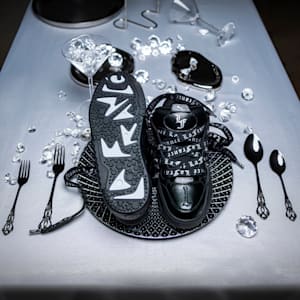 Tenis PUMA HOOPS x LAFRANCÉ Chrome, PUMA Black-Silver Mist-Puma Silver, extralarge