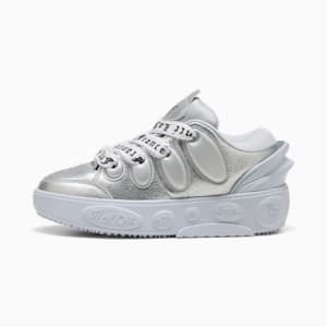 Tenis juvenil LaFrancé Written in Chrome PUMA x LAMELO BALL, Silver Mist-Puma Silver-PUMA Black, extralarge
