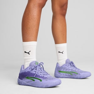 Zapatos de básquetbol STEWIE x LACE EM UP Stewie 3 para mujer, Lavender Alert, extralarge