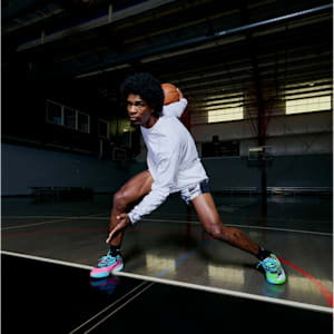 Scoot Zeros II 2K Basketball Shoes, Bright Aqua-Feather Gray, extralarge