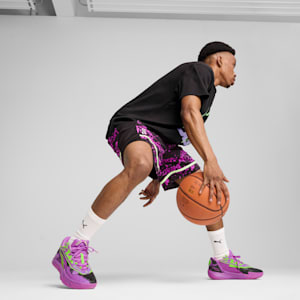 Tenis de básquetbol para hombre Scoot Zeros II Purple Lab, Pure Magenta-Green Glare, extralarge
