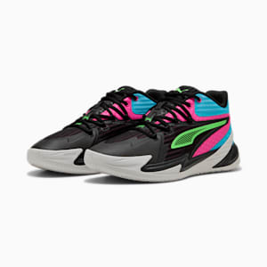 Dagger Men's Basketball Shoes, PUMA Black-Fluro Pink Pes, extralarge