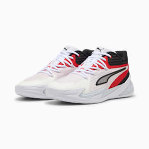 Dagger Men's Basketball Shoes, PUMA Red-PUMA Black, extralarge