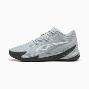 Dagger Men's Basketball Shoes, Platinum Gray-Dusky Gray-PUMA White, extralarge