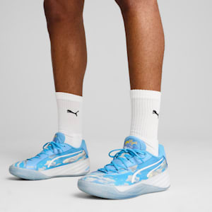 All-Pro NITRO™ Dennis Schroder Basketball Shoes, Team Light Blue-PUMA White, extralarge