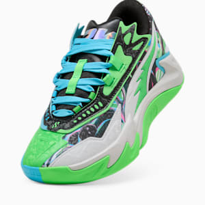 Tenis de basquetbol Scoot Zeros, Bright Aqua-Feather Gray, extralarge