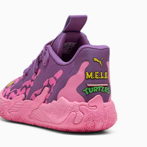 Tenis adolescentes PUMA HOOPS x TORTUGAS NINJA MB.03 Lo Krang, Ultra Violet-Fast Pink-Speed Yellow, extralarge