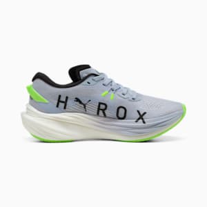ウィメンズ PUMA x HYROX ディヴィエイト ニトロ 3 ランニングシューズ, Cool Weather-Green Glare, extralarge-JPN