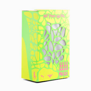 Tenis basquetball MB.04 Gem unisex, Yellow Alert-Green Glare-Pink Alert, extralarge