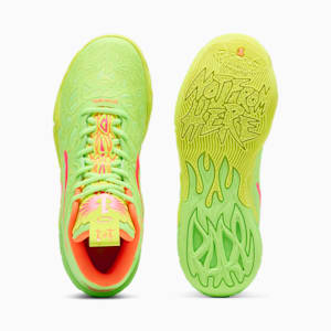 Tenis basquetball MB.04 Gem unisex, Yellow Alert-Green Glare-Pink Alert, extralarge