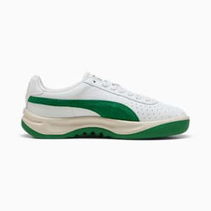 メンズ ポルシェ レガシー GV スペシャル ピンストライプ スニーカー, PUMA White-Archive Green, extralarge-JPN