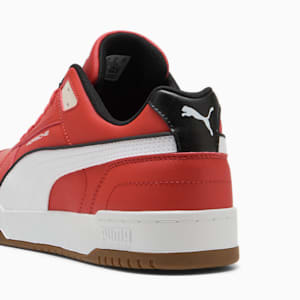 Porsche Legacy RBD Game Men's Low Sneakers, Red Fire-PUMA White, extralarge