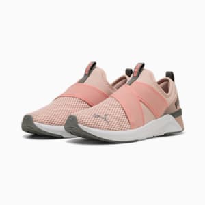 Tenis mujer running SOFTRIDE Harli Slip-On, Rose Quartz-Cool Dark Gray-PUMA White, extralarge